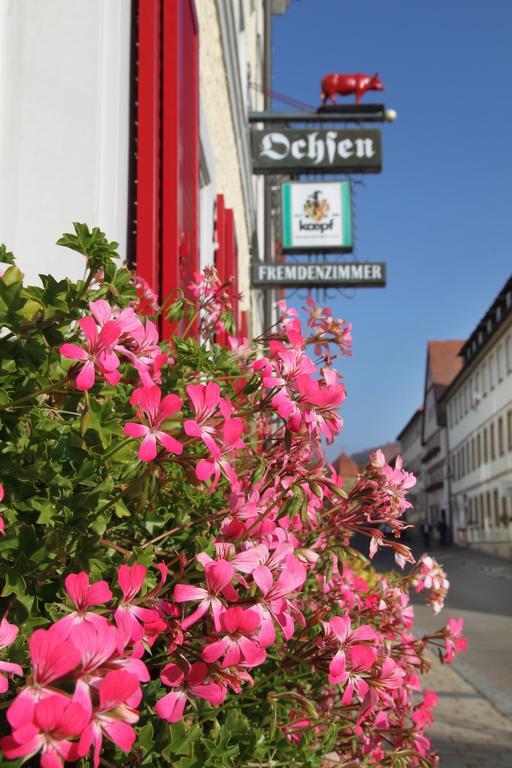 Lauchheim Hotel-Restaurant Roter Ochsen מראה חיצוני תמונה